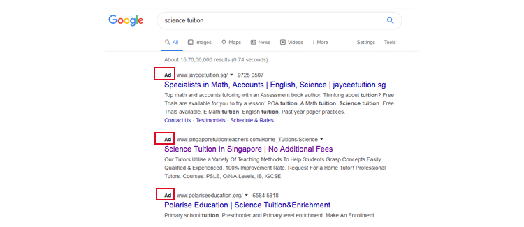 Tuition-Advertisement-Search-Results